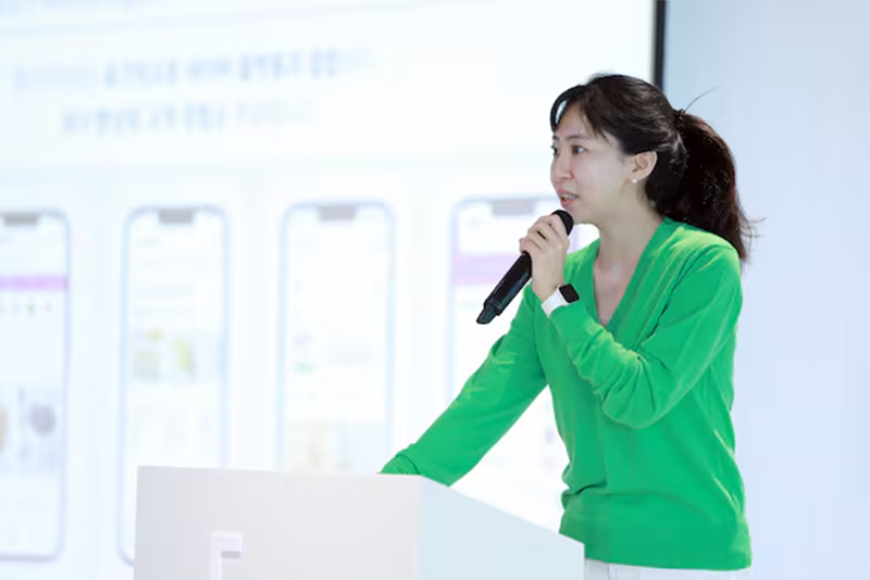 네이버와 협력하는 컬리 김슬아 대표 [네이버 제공]