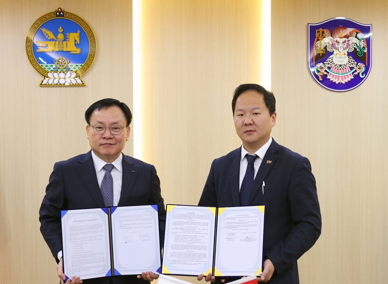 포스코인터내셔널과 몽골의 지역난방 공급사업 MOU [포스코인터내셔널 제공]