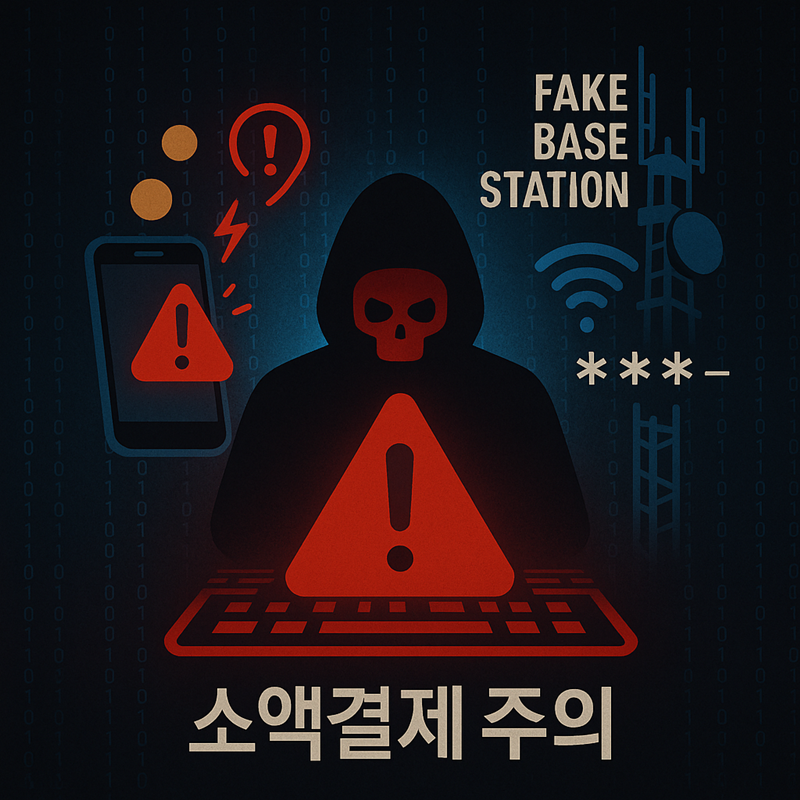 가짜 기지국 소액결제 주의 [Ghat-GPT 생성 이미지]