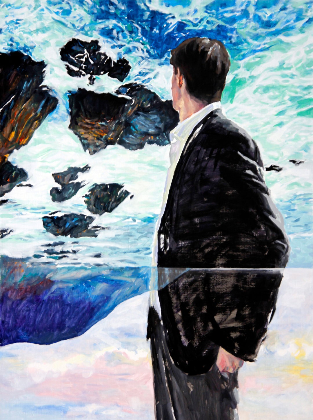 [RENVERSEMENT#2505, 100x73cm, oil on canvas, 2025]
