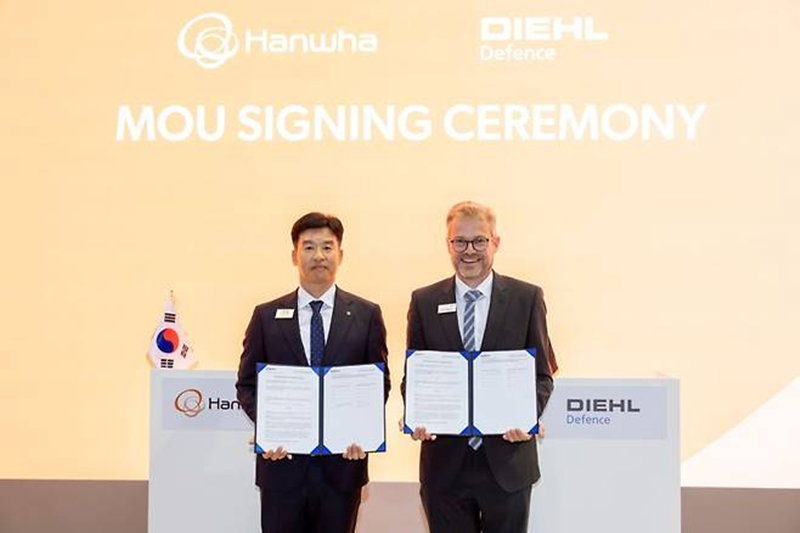 한화시스템과 딜디펜스의 레이다 사업 MOU [한화시스템 제공]