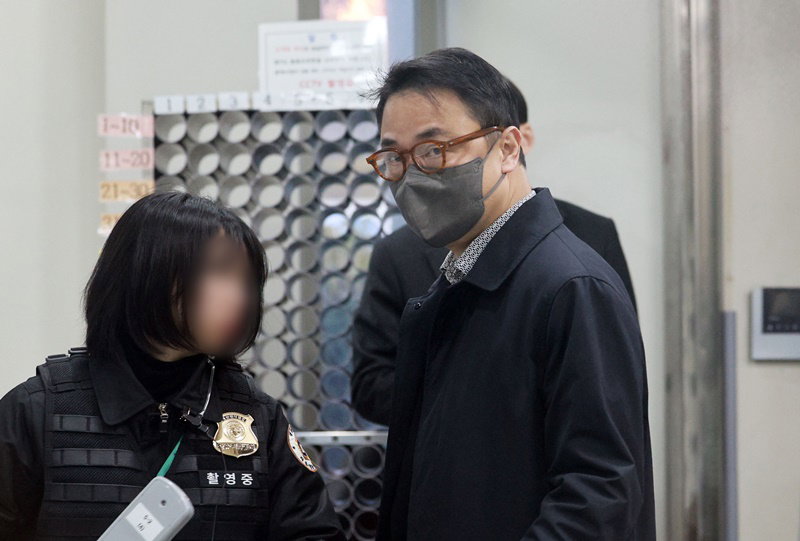 김진우 영장실질심사 출석