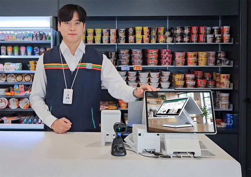 안드로이드 기반 POS 시스템 [세븐일레븐 제공]