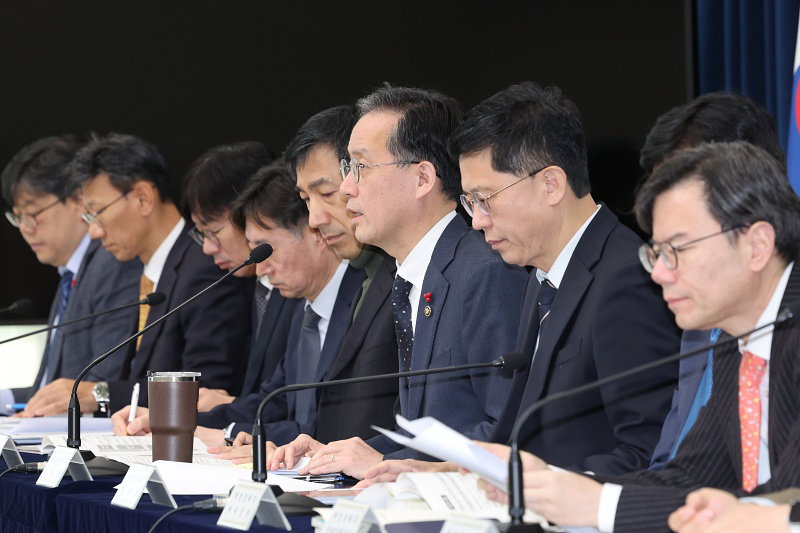 올해 경제성장전략 설명하는 이형일 재경부 1차관