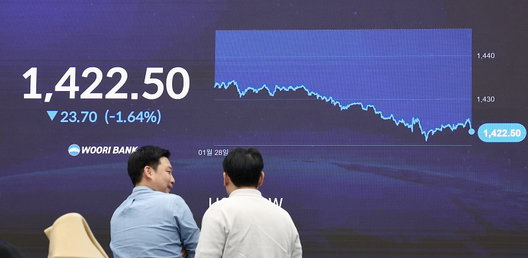 환율, 美 재무 '엔 개입 부인'에 1,428.0원으로 반등