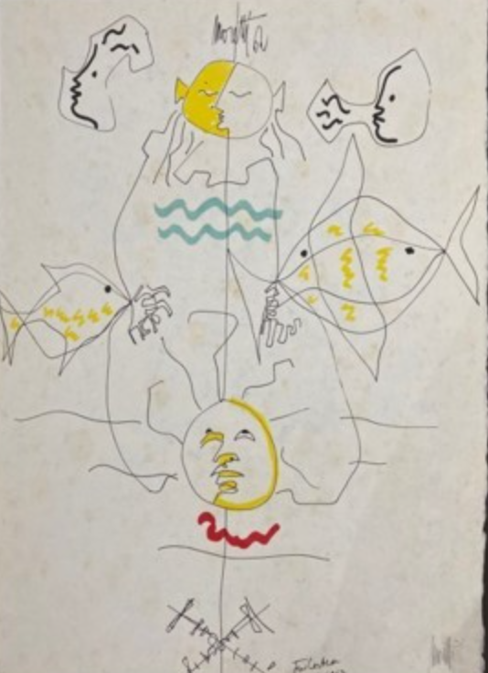 [장 콕도 & 레이먼드 모레티_M&eacute;ditation_65 x 50 cm_Limited numbered 29of24]