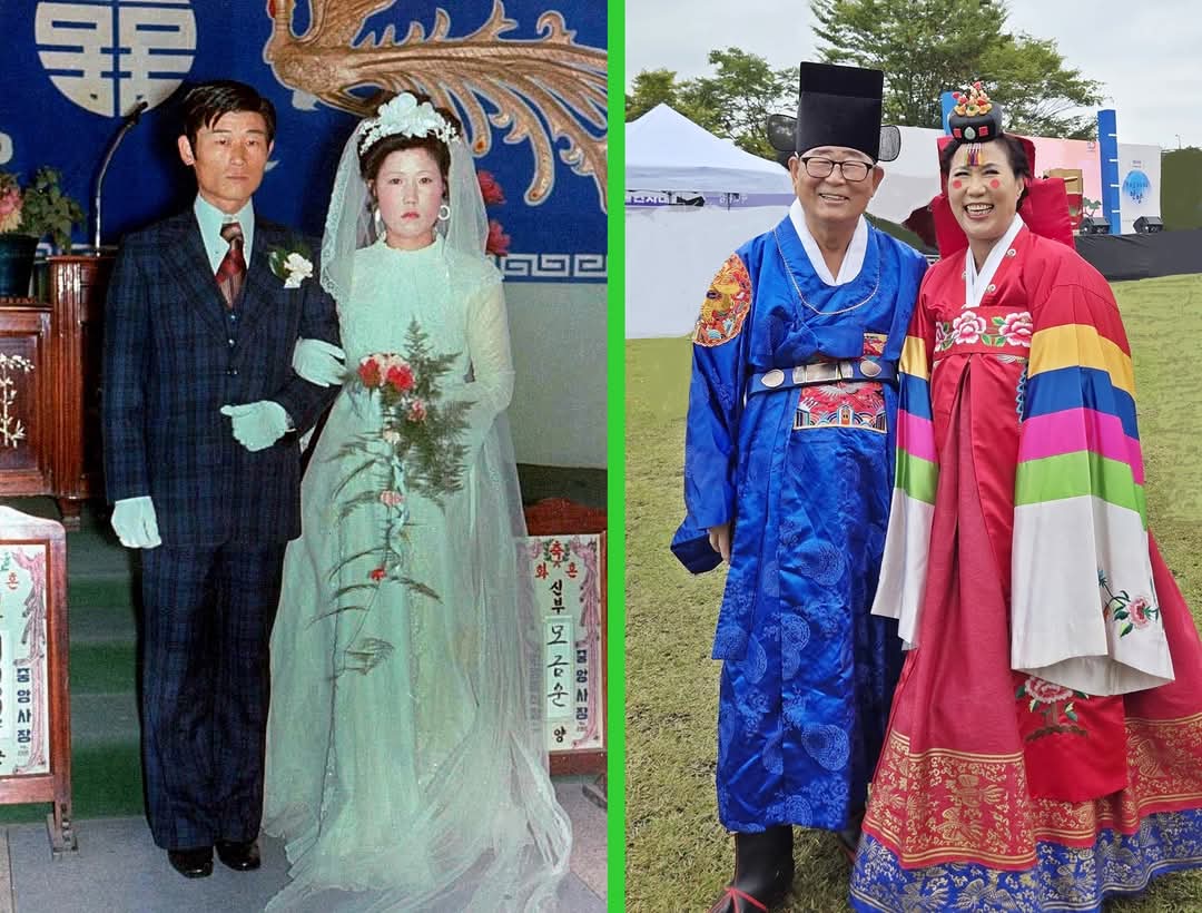 [이정범 사진가 결혼식은  1976년 1월 16일 안양역 앞  원앙예식장에서, 전통혼례식은 2025년 10월 안양문화원에서 주관한 안양만안문화제 행사 시 전통혼례 재현에 출연]