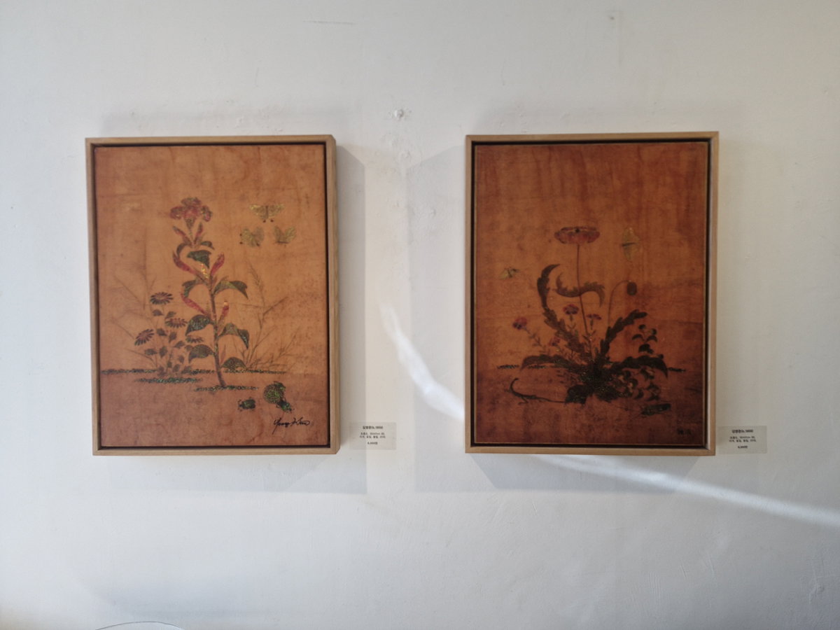 [서울 삼청동 갤러리1  KAF 전시에 참여 중인 김영준 작가]