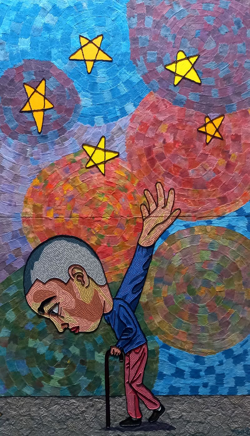 [Star_Mixed media on canvas_91.4x53.2cm_2025]