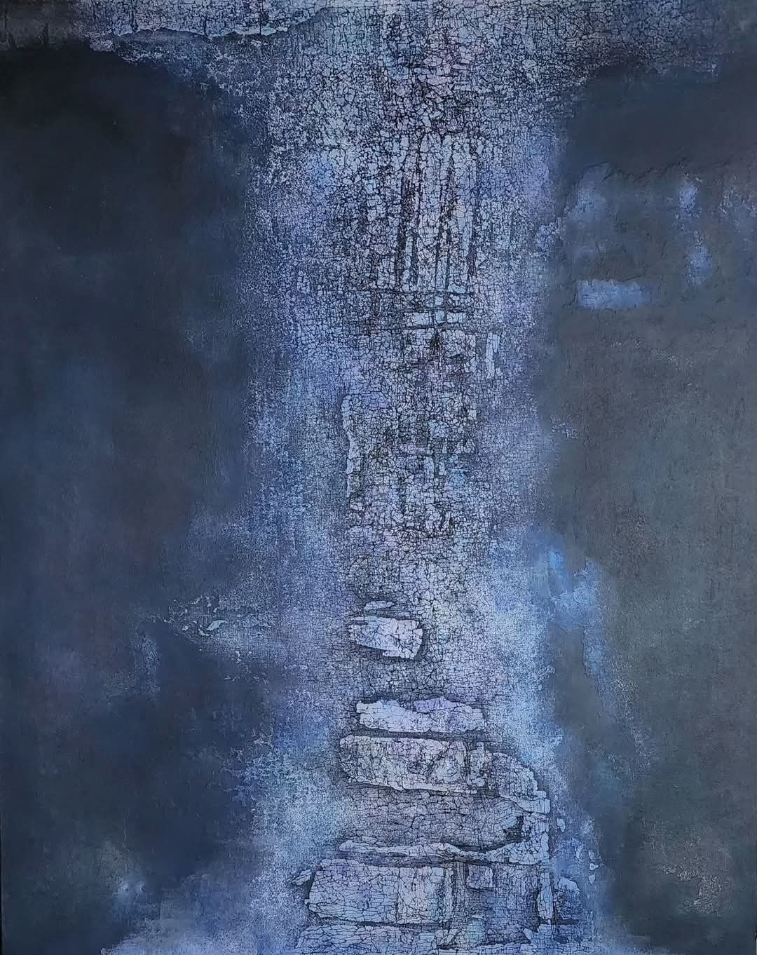 [전진규 작품 겁(Eternity. 劫), 130x162cm, Mixed media on Canvas 2026]
