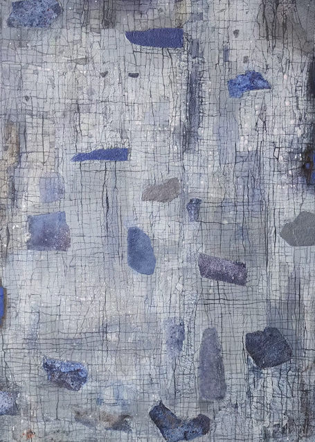 [전진규 작품 겁(Eternity. 劫), 53x72.5cm, Mixed media on Canvas 2025]