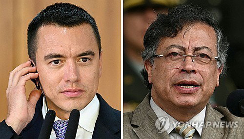 콜롬비아&middot;에콰도르 갈등 격화&hellip;100% 관세에 콜롬비아도 맞불 관세