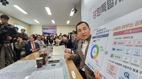 <br>김진태 강원도지사, 14일 재선 도전 공식화&hellip;여중협 부지사 권한 대행 체제<br>