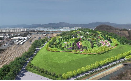 울산, 매립지 변신&hellip; 3대 즐기는 27홀 '정원형 파크골프장' 조성 본격화
