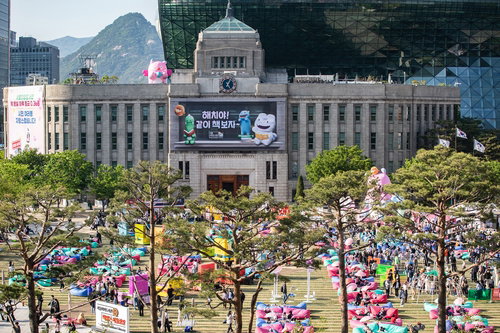 서울야외도서관 3각 벨트 완성... 내달 1일 서울광장 전격 개방 및 어린이날 특별 프로그램 가동