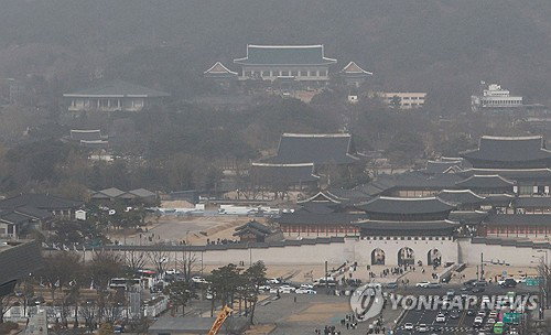 전국 아침 최저 2도 기온 급락 및 황사 유입