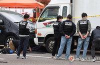 진주 물류센터 집회 현장 2.5t 화물차 돌입 조합원 1명 사망 2명 부상