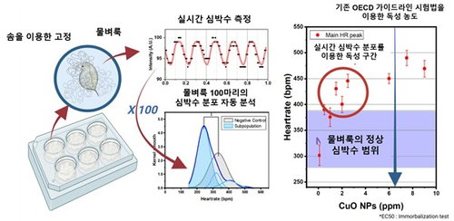 물벼룩 심박수 150마리 자동 분석 시스템 개발
