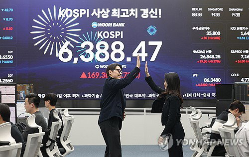 코스피 6380선 사상 최고치 돌파와 종전협상 불확실성 증폭