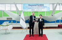 대한항공, 에어버스 A320 샤크렛 5천대 돌파