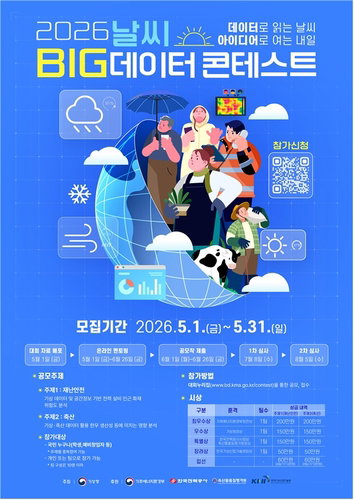 날씨 빅데이터 경진대회, 재난안전&middot;한우 생산성 예측 혁신 모색