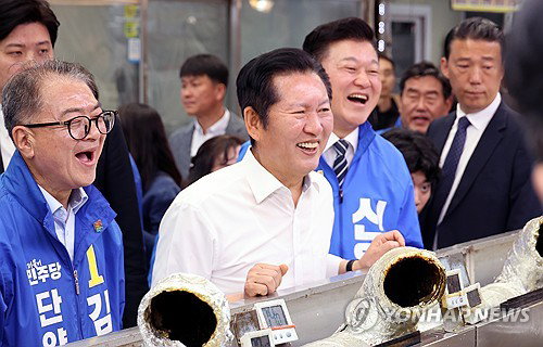 정청래 대표, 지방선거 지원 사격 가속화&hellip;경기 안성서 민심 청취