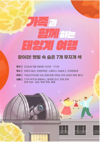 과천과학관, 태양 흑점&middot;금성 관측 특별 행사