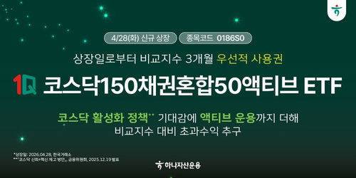 하나자산운용, 코스닥150 혼합 ETF 신규 상장