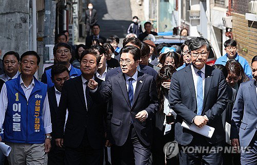 정원오 후보, 재개발 기간 10년 단축 공약 발표