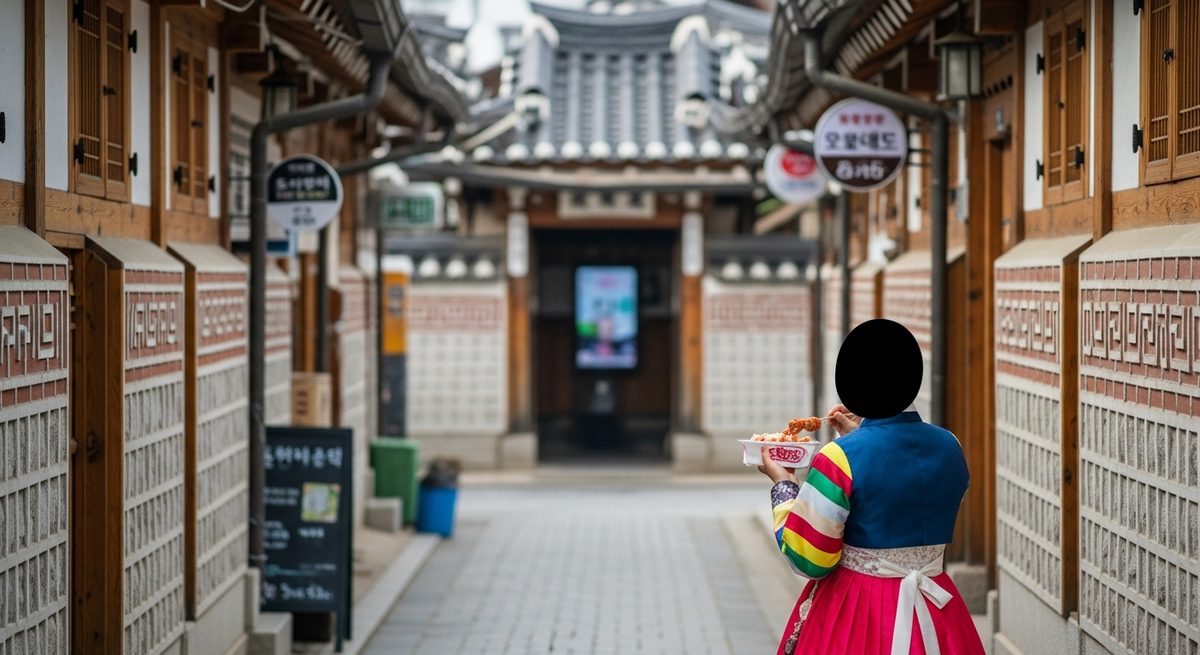 전주 한옥마을, 혼자 즐기는 미식