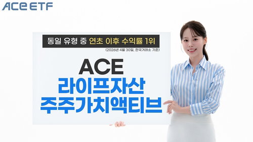 한투운용 ACE 주주가치 액티브 ETF, 올해 수익률 65.1%로 업계 선두 기록