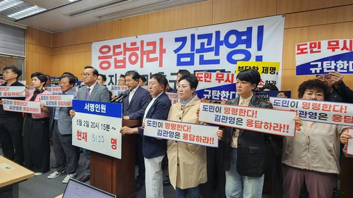 더불어민주당 제명 김관영 전북지사, 5천여 명 출마 촉구 서명 직면