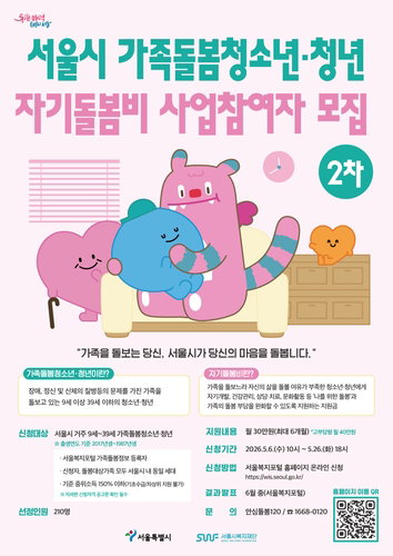 서울시, '자기돌봄비' 2차 모집 개시&hellip;거주 요건 완화로 사각지대 해소 도모