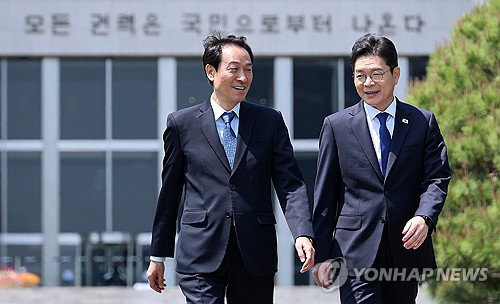 정원오 서울시장 후보, 우상호와 정책 협약&hellip;교계 예방하며 외연 확장 주력