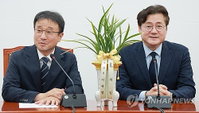 한병도 민주당 원내대표, '이재명 정부 성공' 위한 입법 집중 강조…홍익표 정무수석과 협력 논의