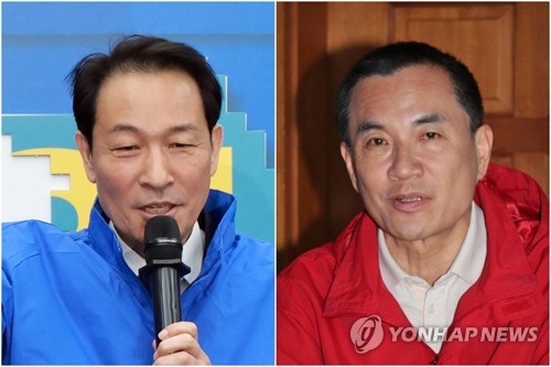강원지사 선거전 본격화, 김진태 '도민 참여 공약' vs 우상호 '정권 지원론' 정면 충돌