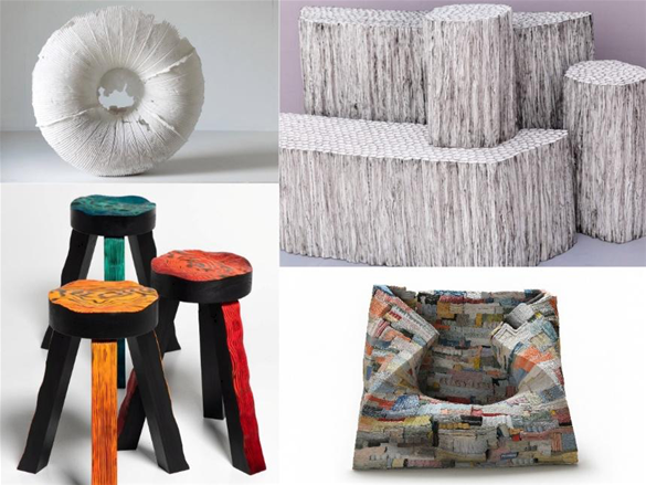  [▲LOEWE FOUNDATION Craft Prize finalists and alumni 출품작 (사진제공 : Didi NG Wing Yin, 이모토 마키, 고보혜, 박종진)]