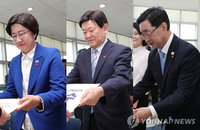 '단일화 무산' 제주교육감 선거 3파전 확정... 고의숙·김광수·송문석 후보 등록 완료