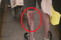 수원 대형 쇼핑몰에 나타난 '욱일기 문신' 남성... 서경덕 교수 "처벌법 제정 시급"
