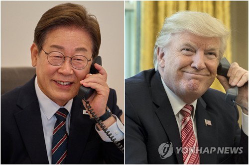 이재명&middot;트럼프 200일 만의 직접 소통&hellip;미중 회담 결과 공유와 핵잠&middot;통화스와프 현안 조율