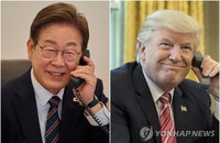이재명-트럼프 30분 긴급 통화…핵잠수함 건조·통화스와프 등 핵심 현안 재확인