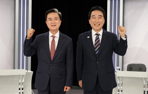 2조 원대 부채와 행정통합 시점 놓고 격돌... 충남지사 후보 첫 TV 토론 '설전'