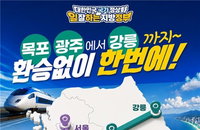 '목포에서 강릉까지 4시간 30분' 민주당 강호축 철도망 공약, X자형 국토망으로 표심 정조준