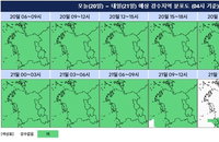 충청권 전역 최대 100mm 집중호우 예고…충남 서해안 시간당 30mm 폭우 주의