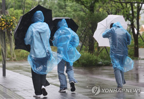 '소만' 전국 적시는 비바람과 강풍... 강원 산지 최대 100mm 폭우에 해상 파고 5m 달해