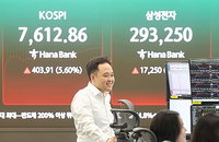 삼성전자 노사 합의와 미 반도체 훈풍에 증시 폭등... 코스피·코스닥 동시 매수 사이드카 발동